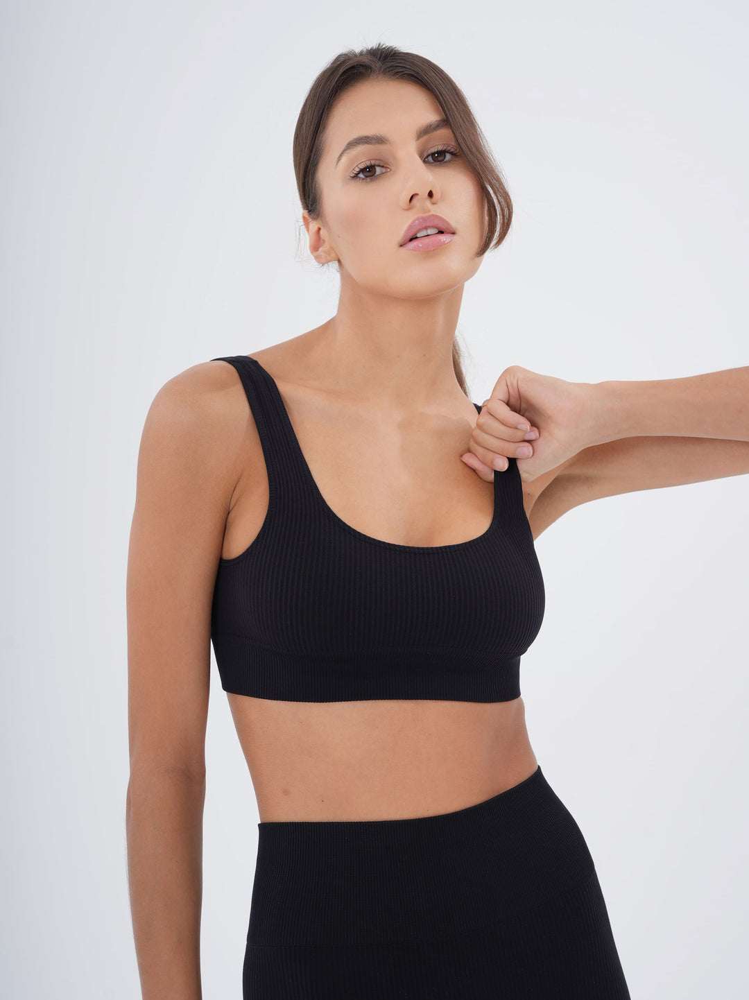 Dynamic Performance: Power Rib Active Top Misty Rose